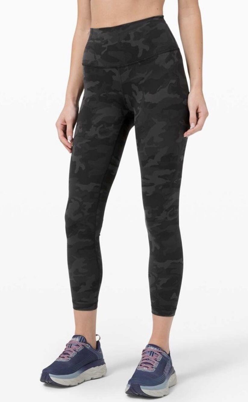 Lululemon Wunder Under High Rise Tight 25” Full On Luxtreme Incognito Camo Sz 0
